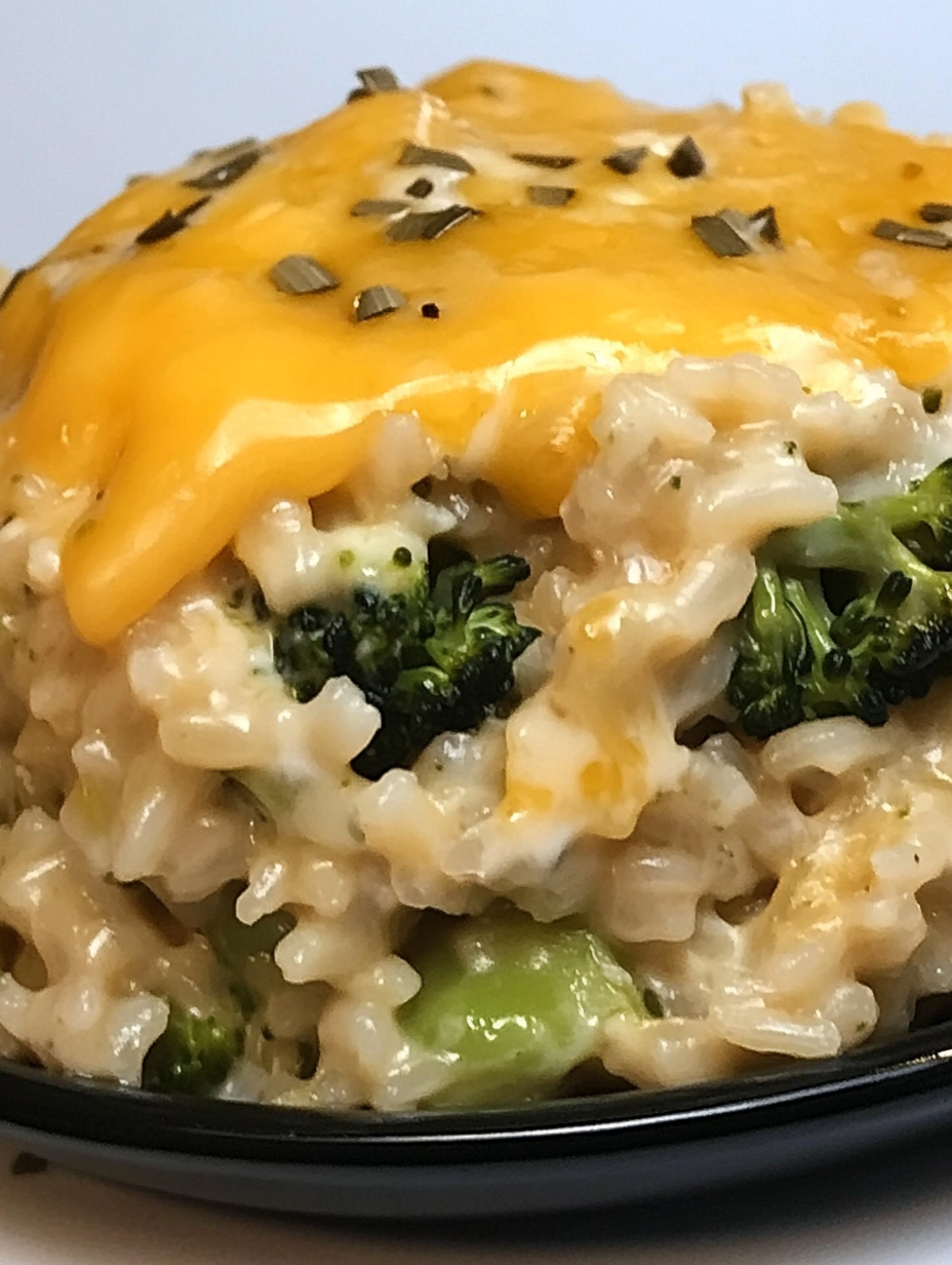 Cheesy Broccoli Rice Casserole