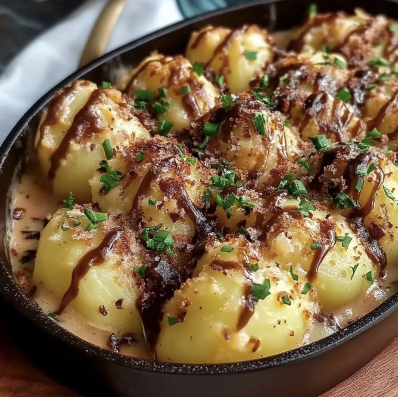 Potatoes with Mississippi Mud Flavor