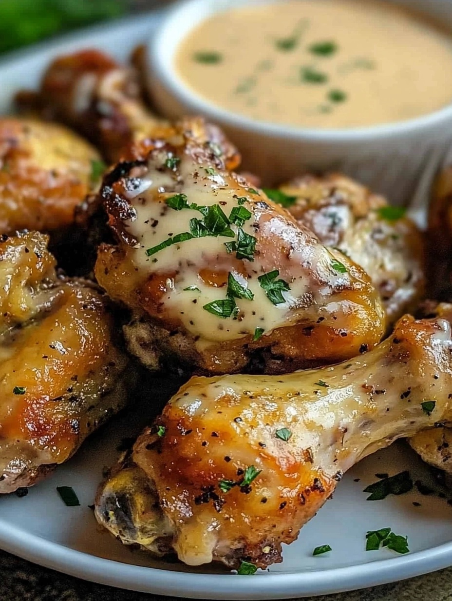 Alfredo Chicken Wings