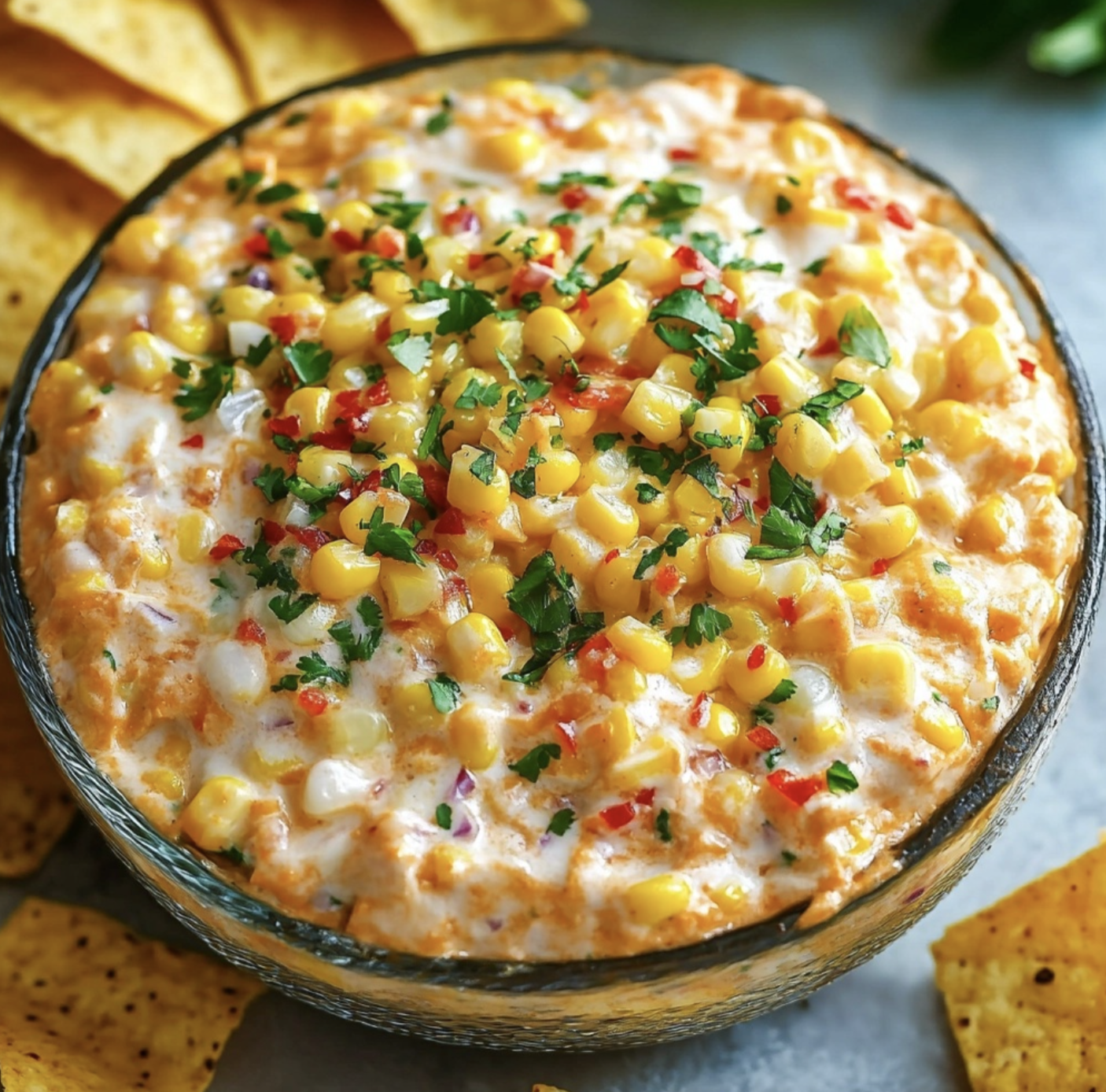 Cheesy Fiesta Corn Dip