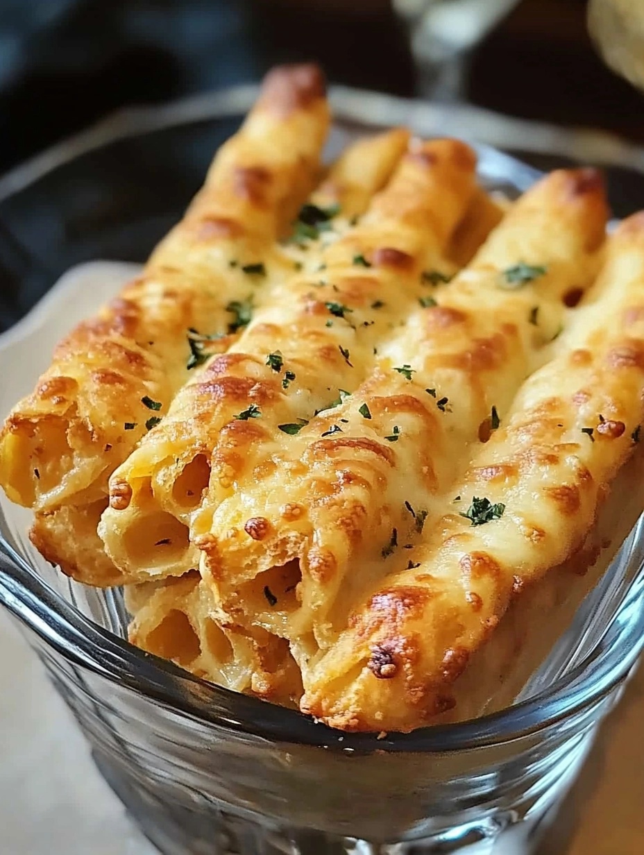 Crispy Cheesy Breadsticks with a Savory Twist