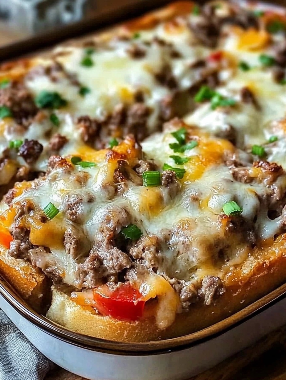 Philly Cheese Steak Casserole