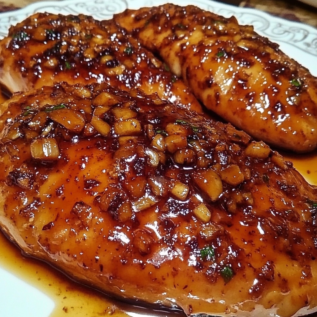 Unforgettable+Honey+Garlic+Chicken+Breast  FAMILY RECIPES