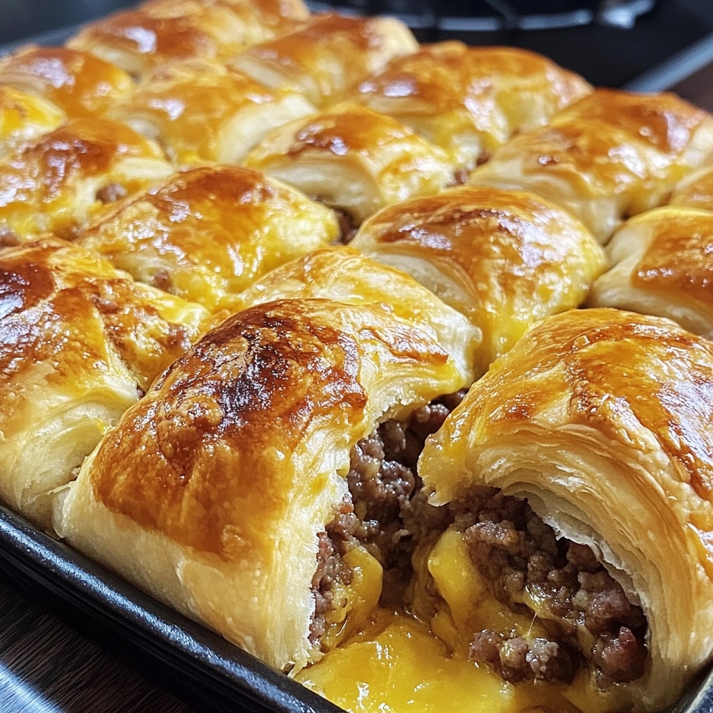 Made Breakfast Sausage Crescent Rolls!