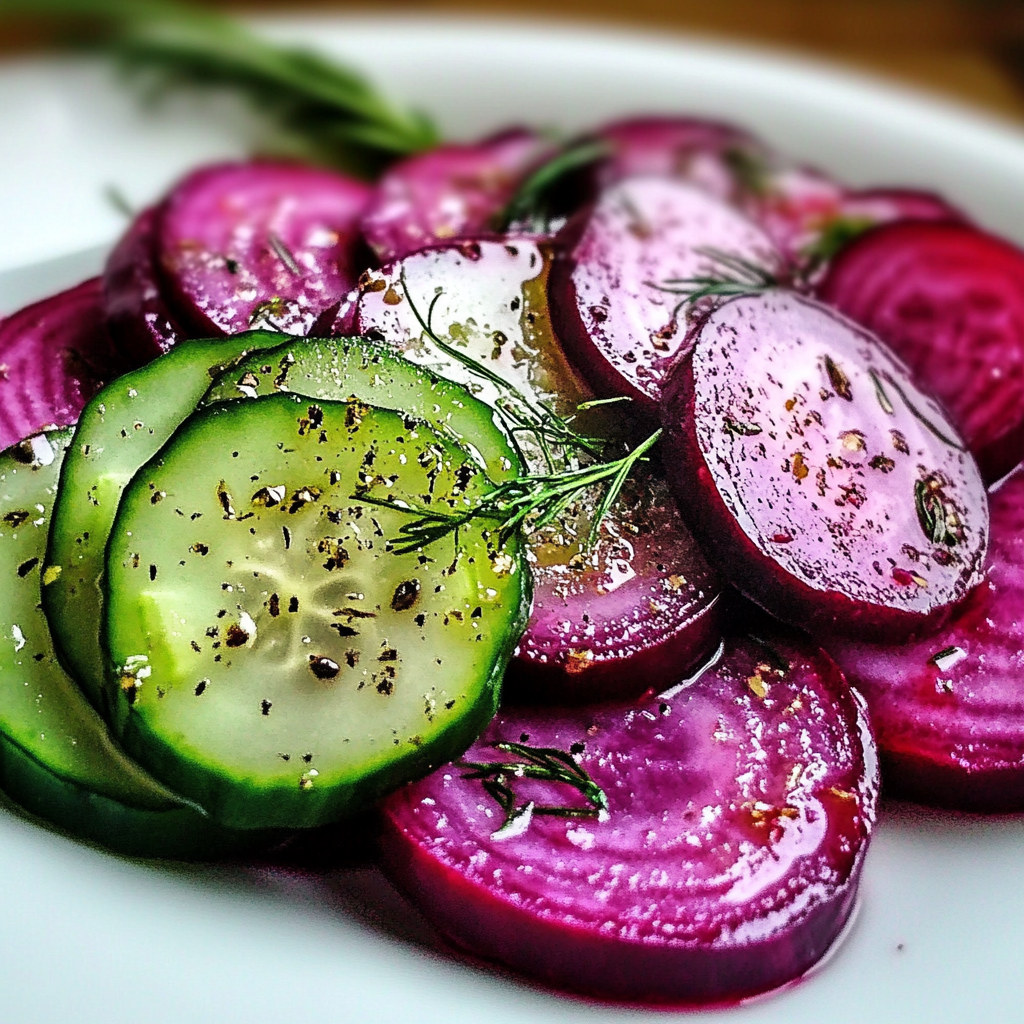 Garden Fresh Cucumber & Beetroot Salad