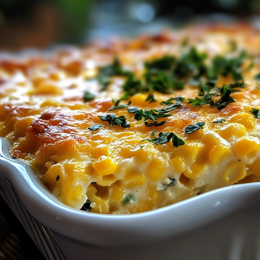 Classic Cream Cheese Corn Casserole