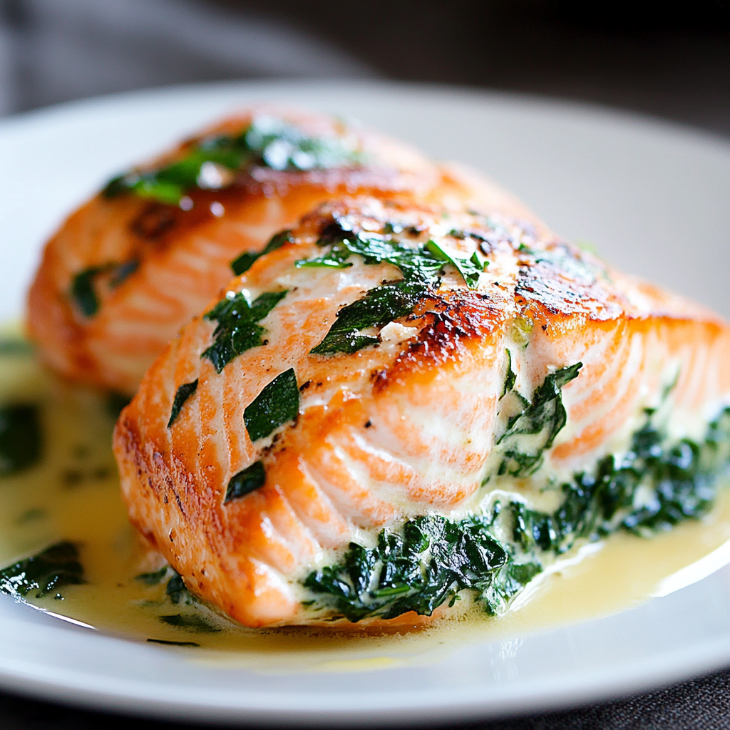 Easy Spinach Stuffed Salmon Recipe for Flavor Lovers