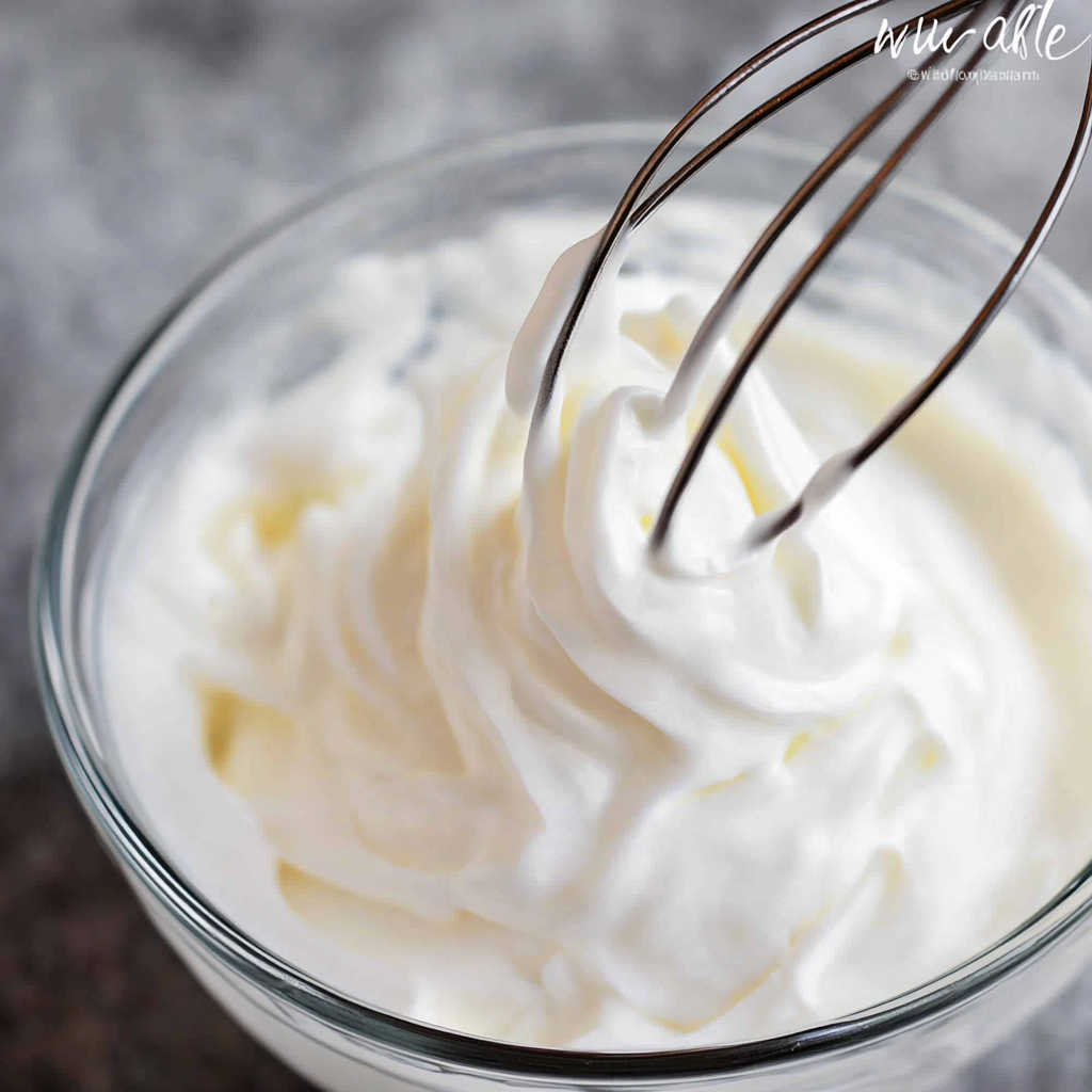 Homemade Whipped Cream Recipe
