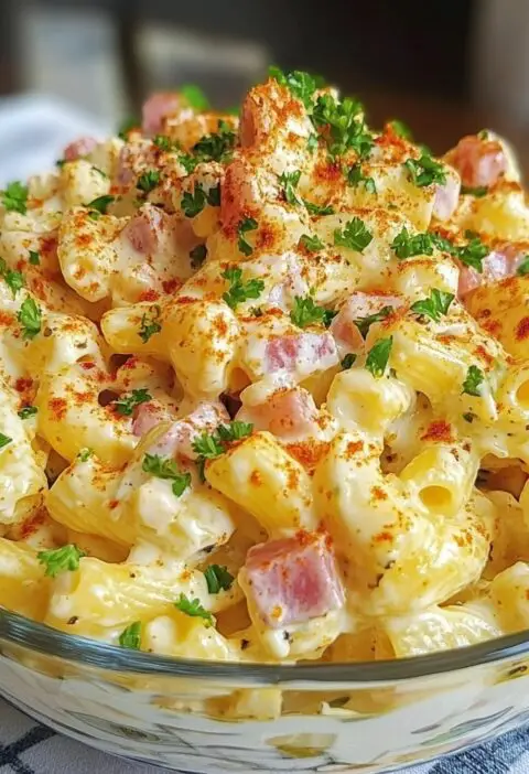 DEVILED EGG PASTA SALAD!