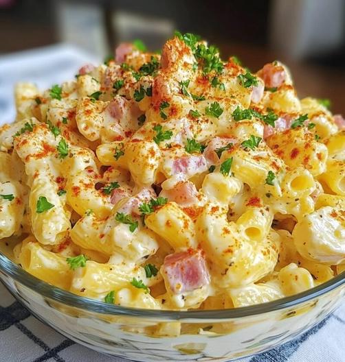 DEVILED EGG PASTA SALAD!