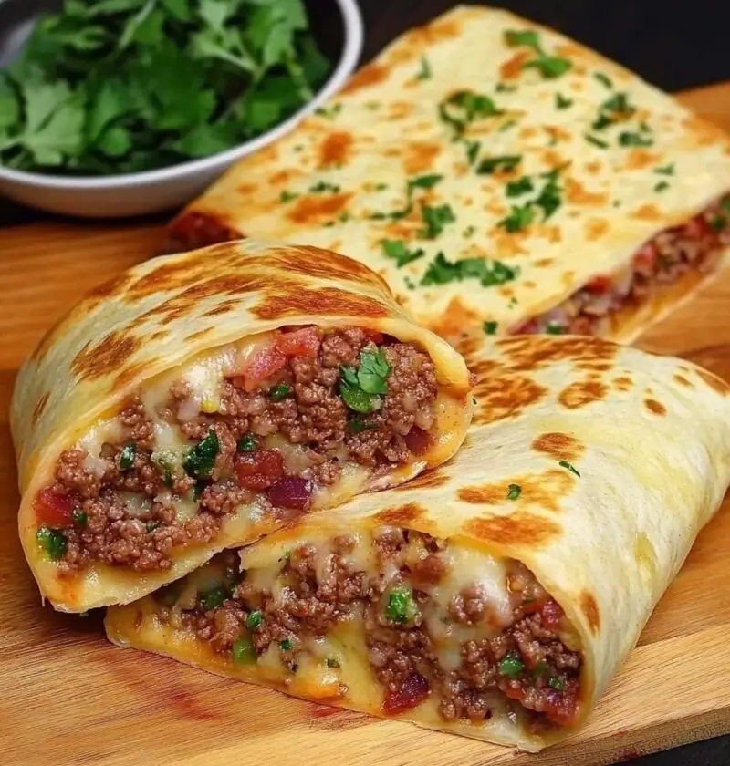 Ground Beef Tortilla Wraps Recipe