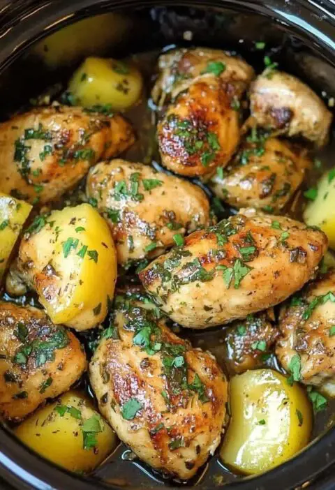 Slow Cooker Honey Garlic Chicken