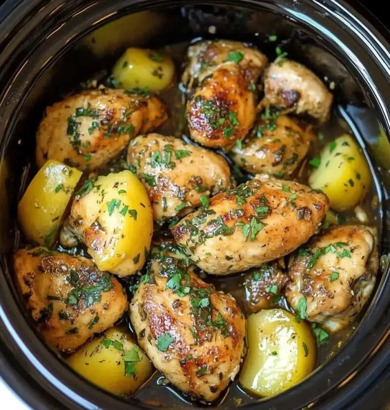 Slow Cooker Honey Garlic Chicken