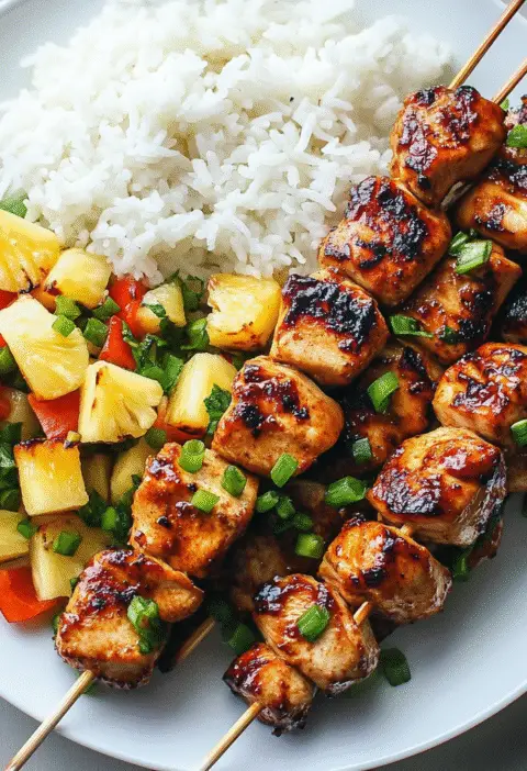 Chicken and Pineapple Skewers – Sweet and Savory for Summer