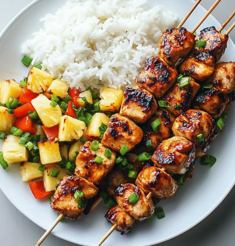 Chicken and Pineapple Skewers – Sweet and Savory for Summer