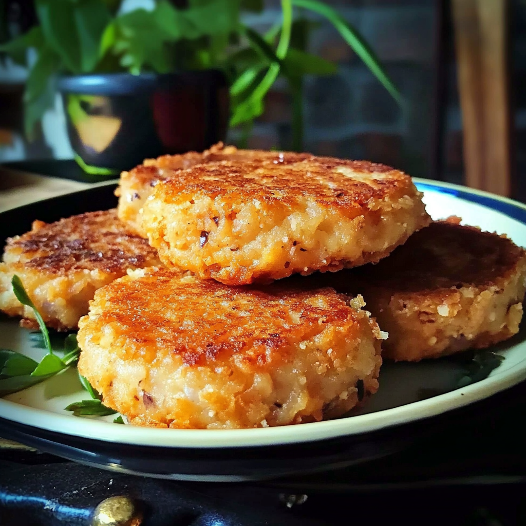 Salmon fried patties
