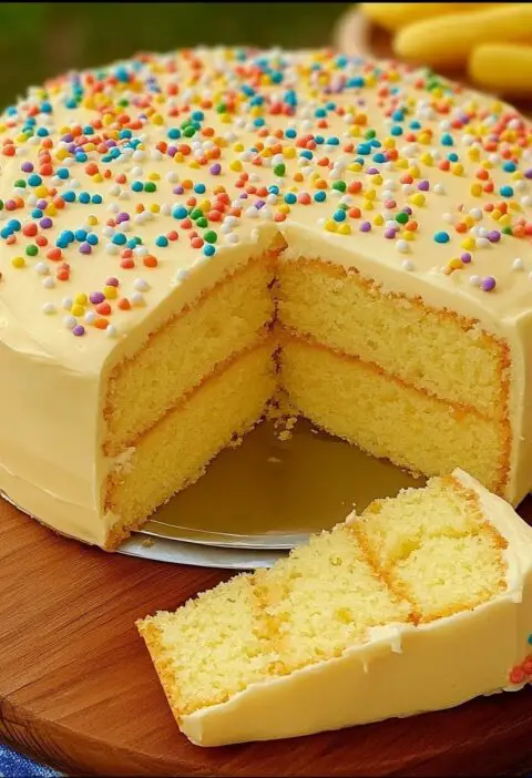 Moist Vanilla Cake Recipe