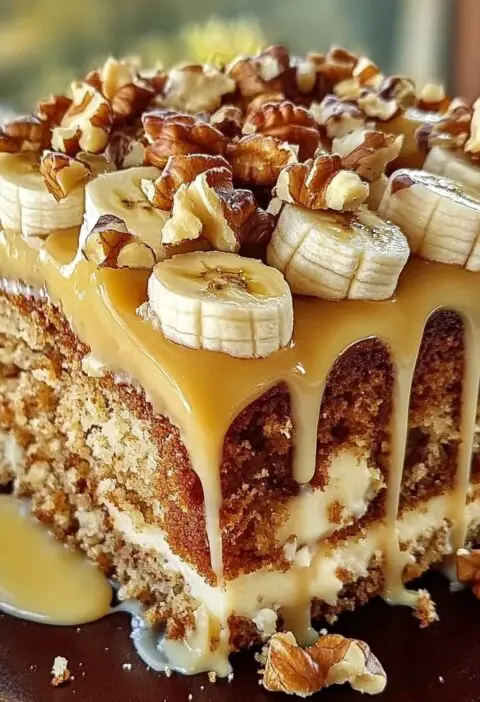 Banana Walnut Cake