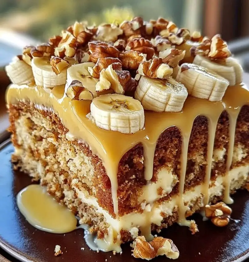 Banana Walnut Cake