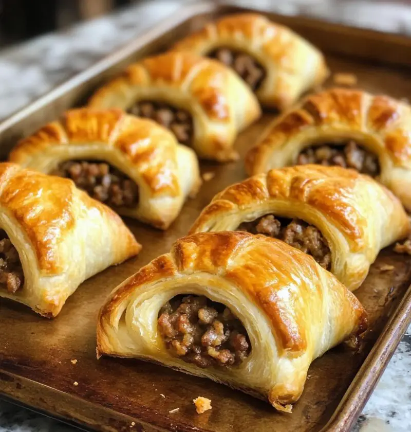 Breakfast Sausage Crescent Rolls
