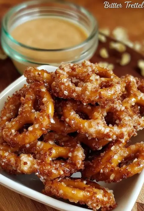 Butter Toffee Pretzels…