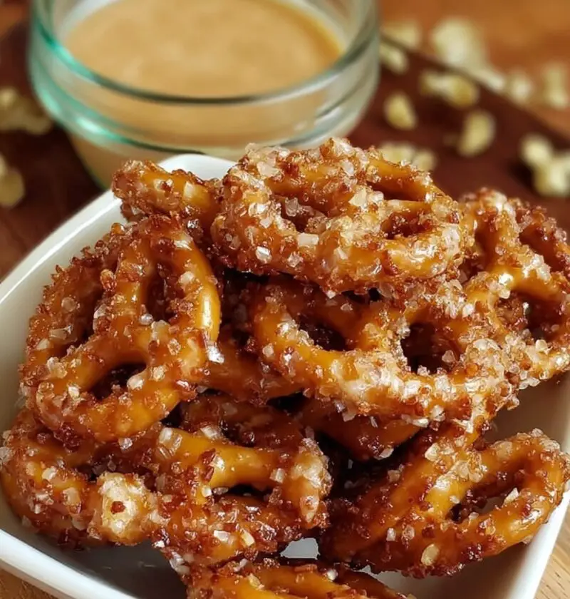 Butter Toffee Pretzels…