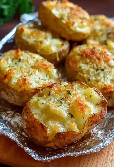 Parmesan Baked  Potatoes