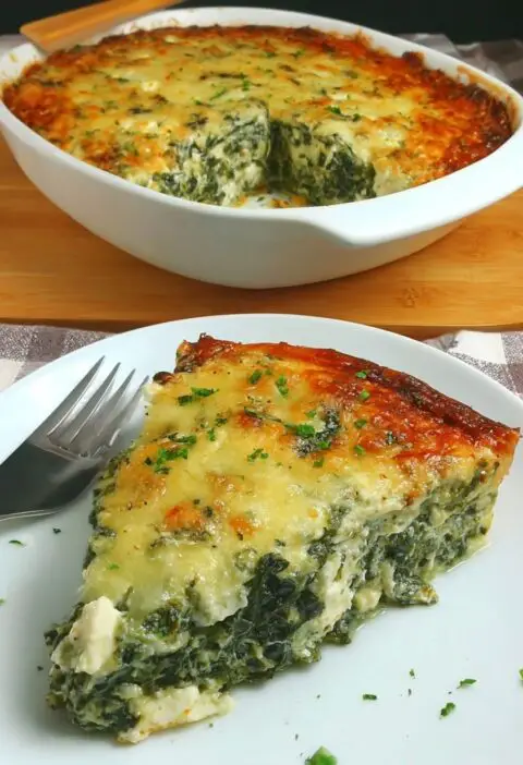 Spinach and Feta Savory Pie