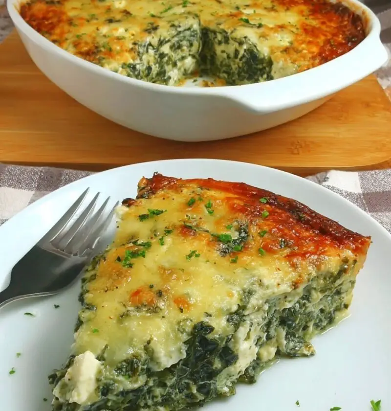 Spinach and Feta Savory Pie