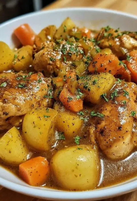 Slow Cooker Chicken Stew