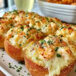 Cheesy Garlic Butter Mushroom Stuffed Chicken