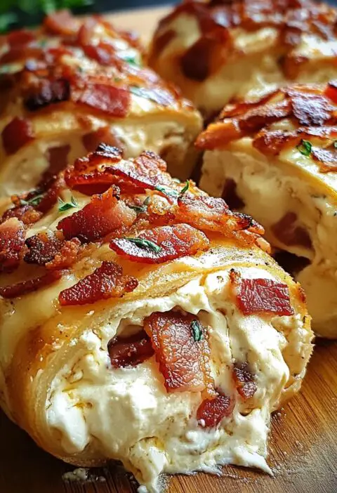 Cream Cheese & Bacon Stuffed