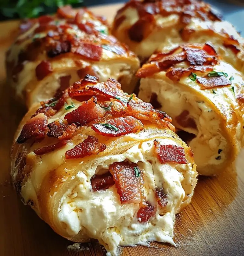 Cream Cheese & Bacon Stuffed