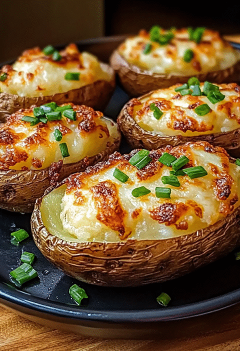 Oven-Fried Stuffed Potatoes