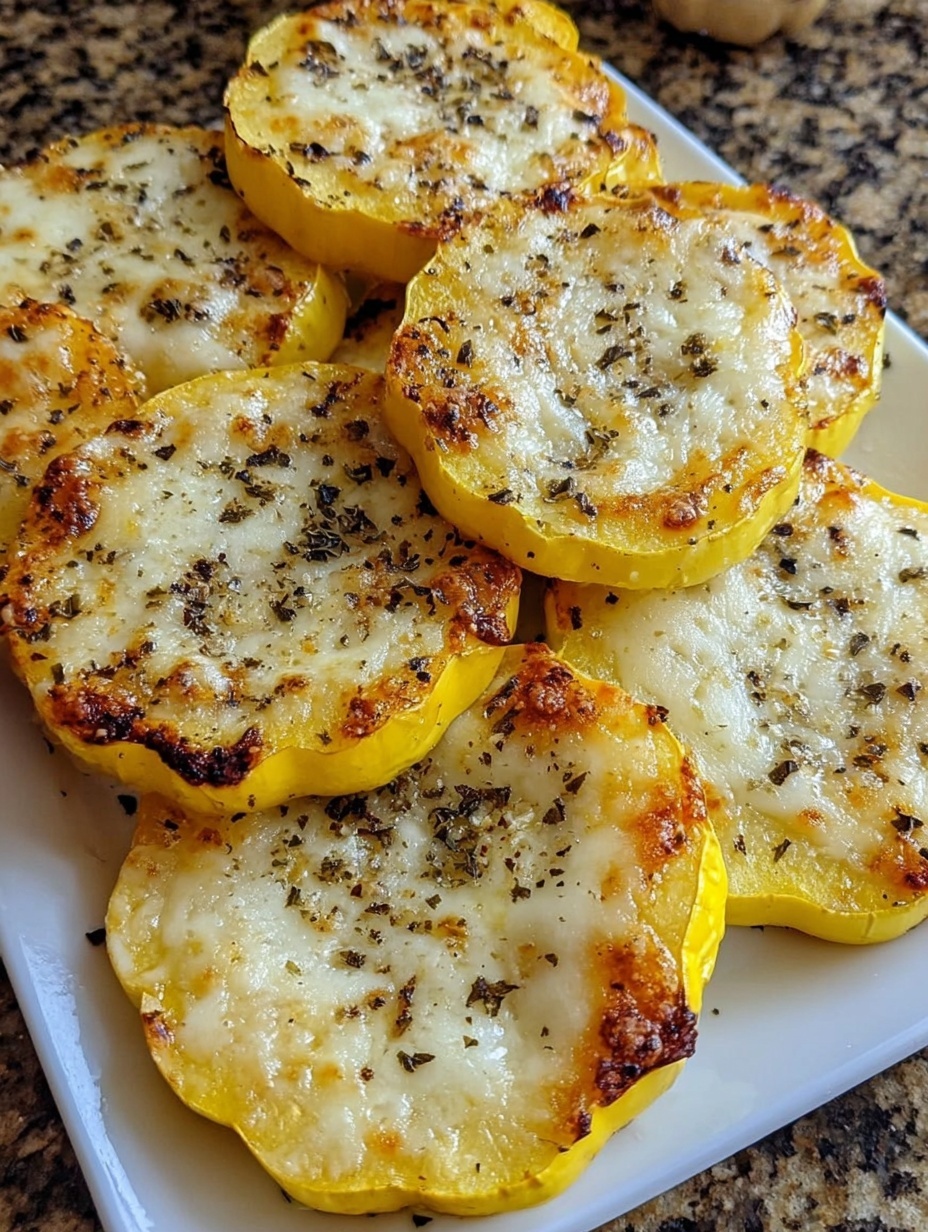 cheesy baked squash rounds cheesy baked