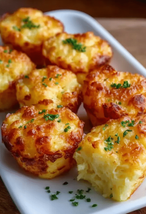 cheesy potato puffs