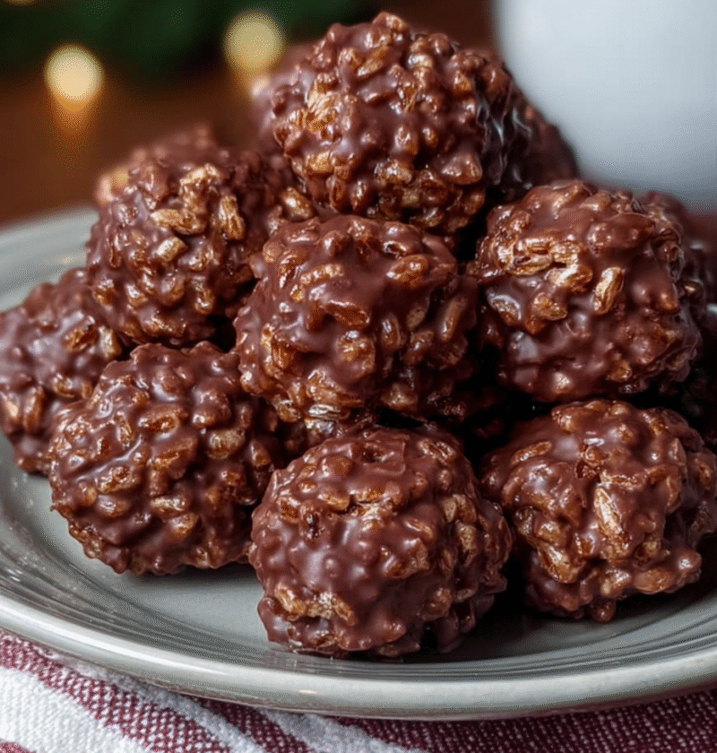 Chocolate Rice Krispie Balls