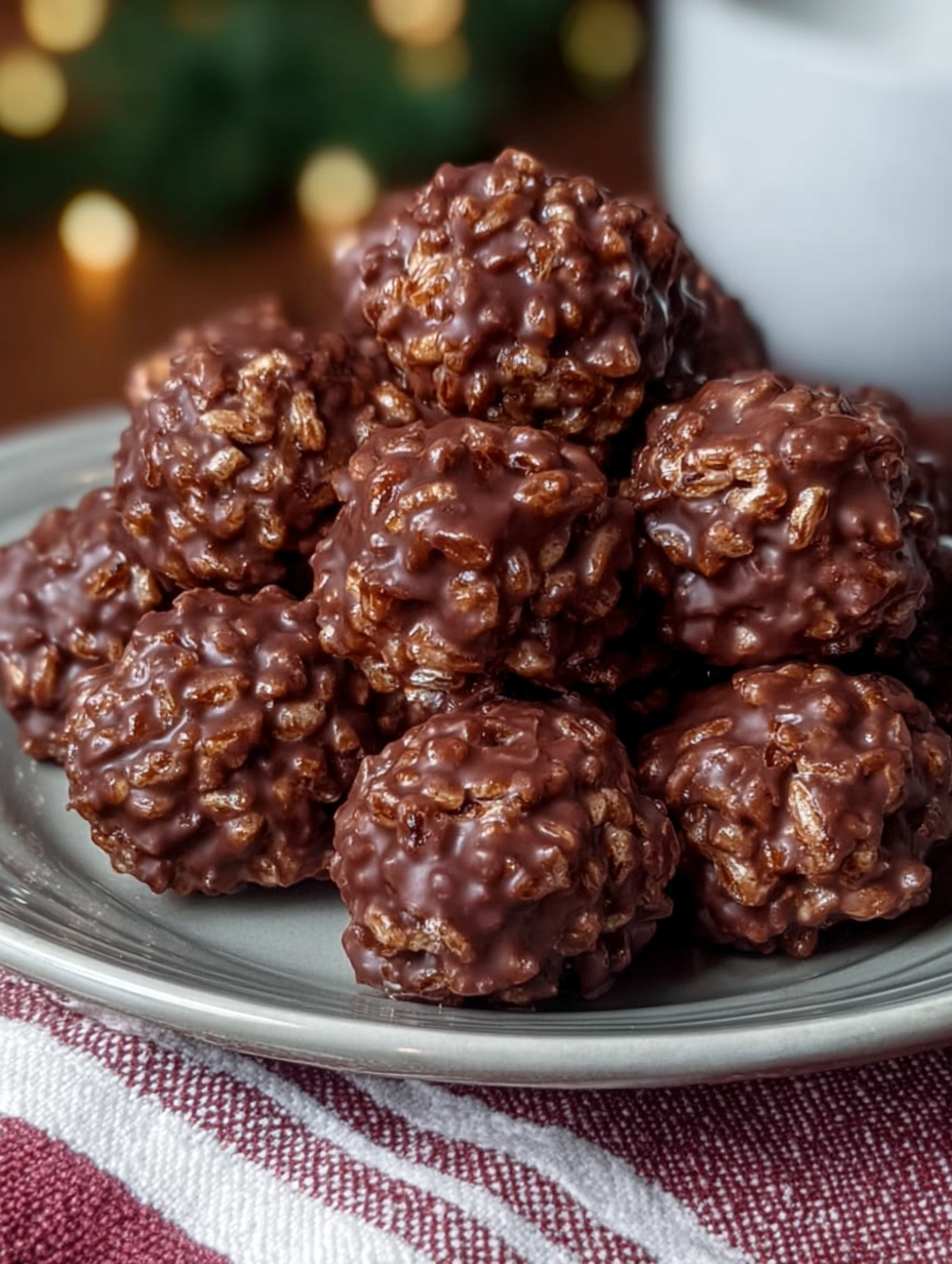 Chocolate Rice Krispie Balls