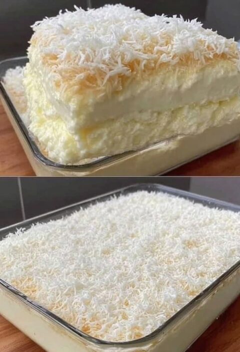 Easy Coconut and Condensed Milk Dessert