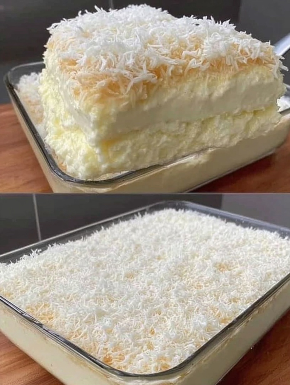 Easy Coconut and Condensed Milk Dessert