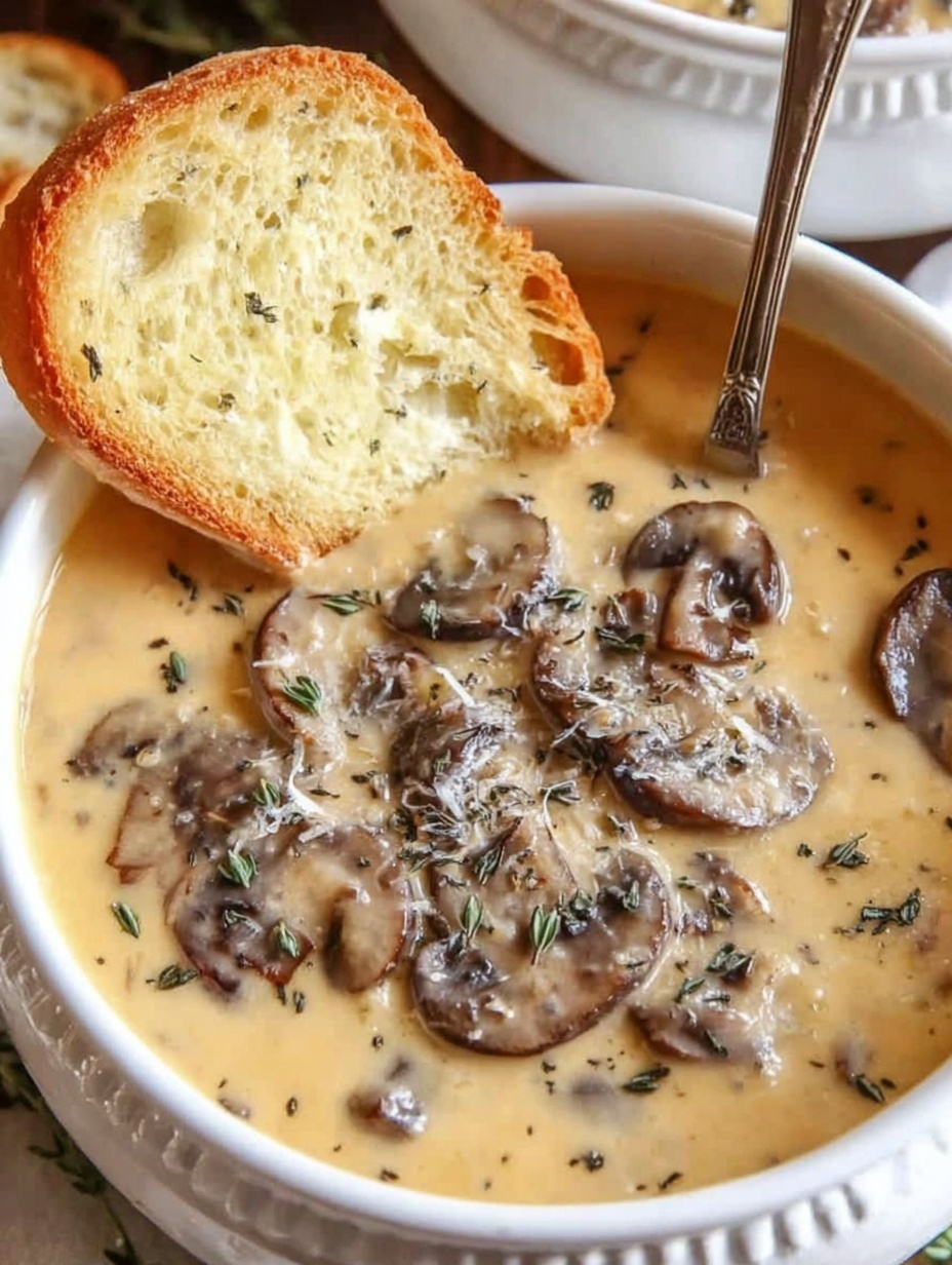 Cream of mushroom soup