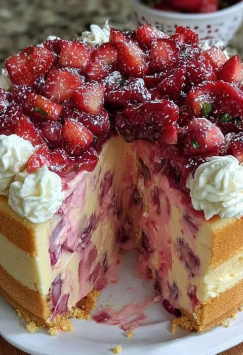 Strawberry+Cheesecake