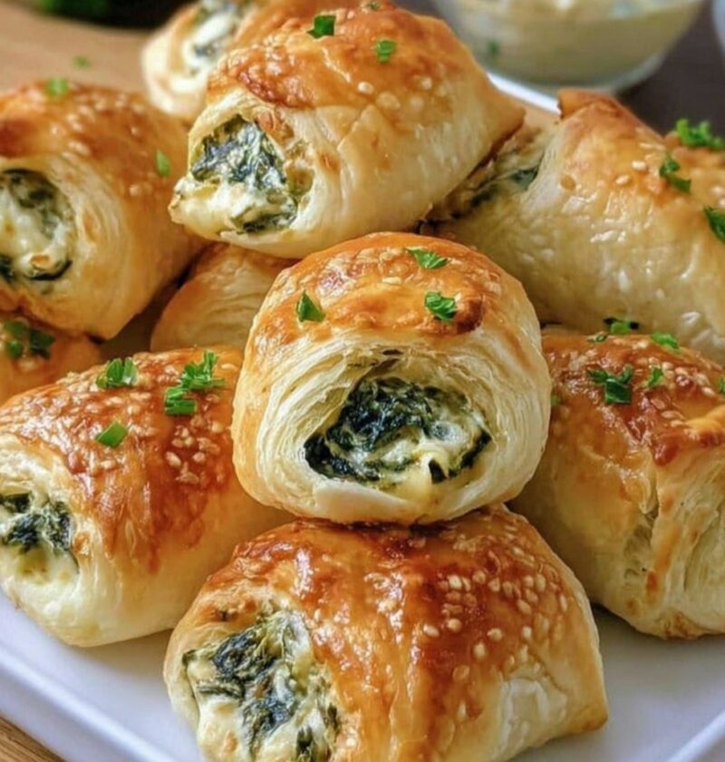 cream cheese spinach puffs