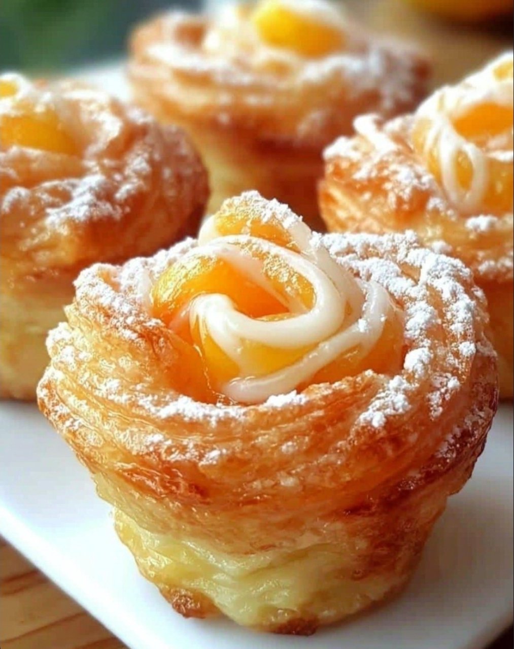 Peach Pie Cruffins – Flaky, Fruity & Irresistibly Sweet!