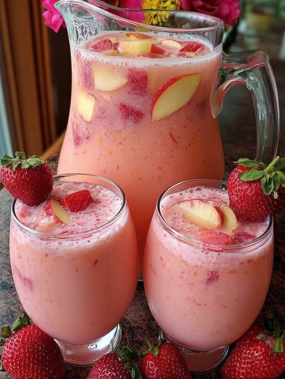 The Ultimate Creamy Strawberry Apple Punch: A Show-Stopping Refreshment for Any Gathering
