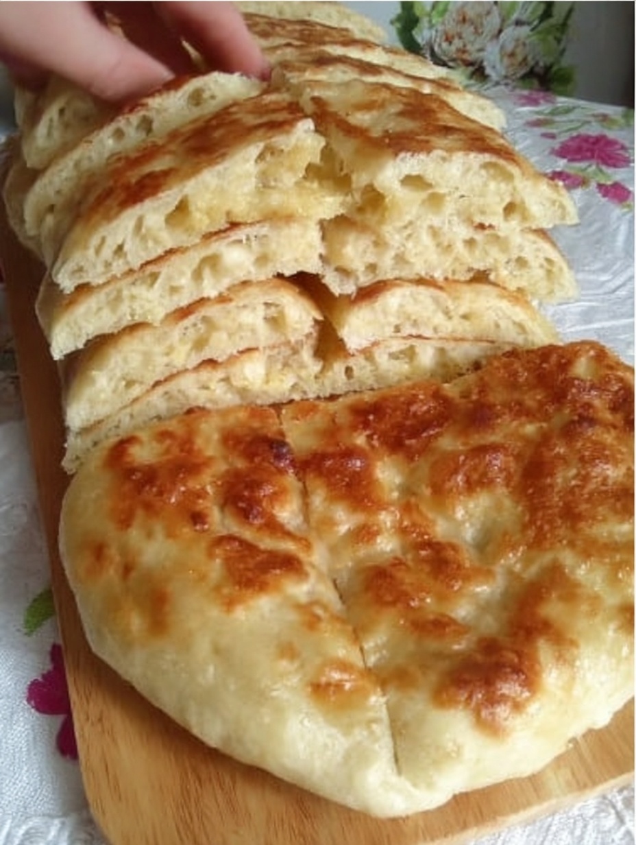 Bread in 10 minutes homemade