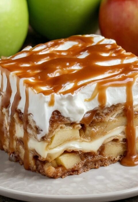 Cinnamon Roll Apple “Lasagna”