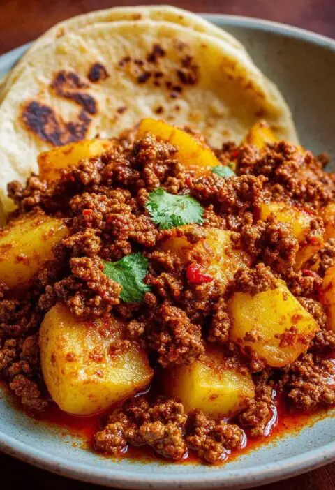 Mom’s Picadillo Con Papa (Ground Beef with Potatoes)