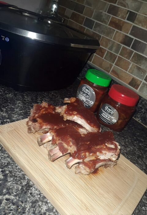 Trying Sticky Pork Ribs