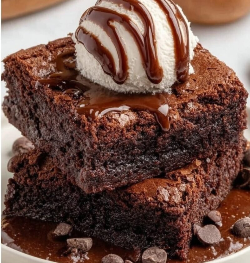 Triple Chocolate Brownies
